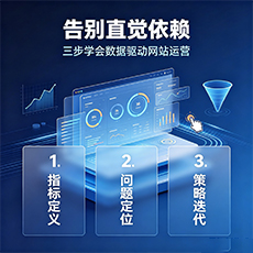 汉中建站-告别直觉依赖:三步学会数据驱动网站运营