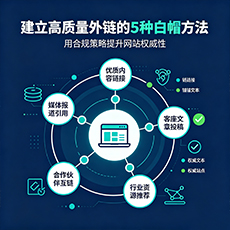 汉中建站-建立高质量外链的5种白帽方法